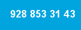 928 853 31 43 928 853 31 43